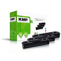 KMP Toner vervangt HP HP 201X (CF401X, CF403X, CF402X) Compatibel Combipack Cyaan, Magenta, Geel 2300 bladzijden H-T215VX 2536,3030 - thumbnail