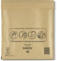 Mail Lite luchtkussenenveloppen, goud, E/2, 220 x 260 mm, doos van 100 stuks - thumbnail