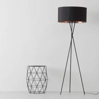 Eglo VloerlampFondachelli Tripod zwart met goud - 95541 - thumbnail