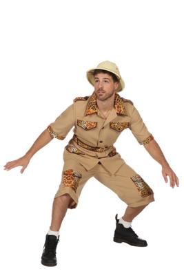 Safari Man Kostuum Kort