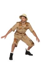 Safari Man Kostuum Kort - thumbnail
