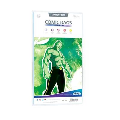 Ultimate Guard Comic Bags Resealable (100) - Current Size