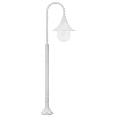 VidaXL Paalverlichting tuin e27 120 cm aluminium wit VidaXL Paalverlichting tuin e27 120 cm aluminium wit