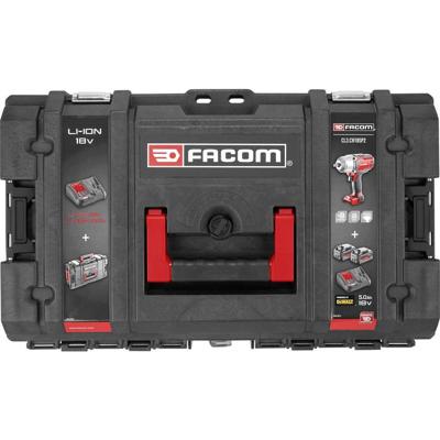 Facom CL3.CH18SP2PB CL3.CH18SP2PB Accu-slagmoersleutel 1625 Nm 18 V Aantal meegeleverde accus: 2 5 Ah Li-ion Incl. 2 accus, Incl. koffer