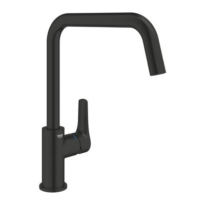 GROHE Eurosmart Keukenmengkraan - 22.8cm - hoge uitloop - matte black 305672430