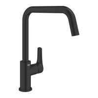 GROHE Eurosmart Keukenmengkraan - 22.8cm - hoge uitloop - matte black 305672430 - thumbnail