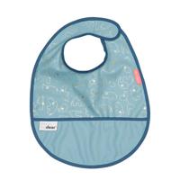 Done by Deer Contour slab met klittenbandsluiting blauw/goud - thumbnail