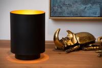 Lucide SUZY - Tafellamp - Ø 12 cm - 1xE14 - Zwart - thumbnail