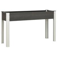 VidaXL Plantenbak verhoogd 120x40x75 cm hkc grijs - thumbnail