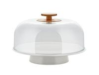 Alessi Stolp Mattina Taartstolp / Glazen stolp / Kaasstolp / Afdekstolp - BG06 WG - Grijs - ø 31 cm - door Big-Game - thumbnail