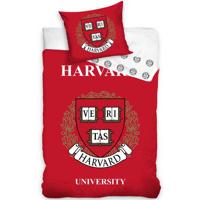 Harverd Dekbedovertrek Rood 140 x 200 cm (70 x 90 cm) - thumbnail