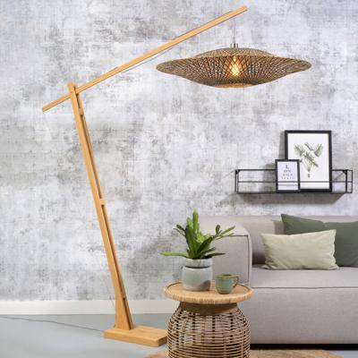 GOOD&MOJO Vloerlamp 'Bali' Bamboe, 207cm, kleur Naturel