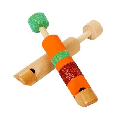 Colorations versier je eigen houten schuiffluitje, 12st - thumbnail
