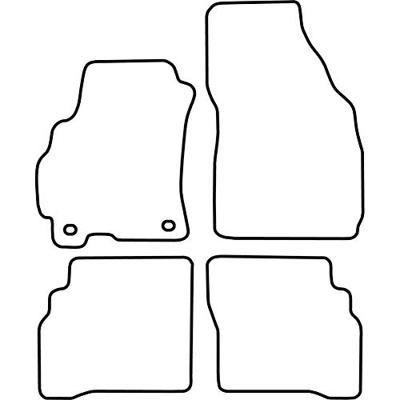 Automatten passend voor Hyundai Atos 2004-2008 TMHY525
