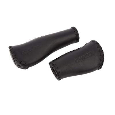 Ergotec handvatten monaco leer lang/kort zwart