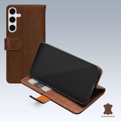 Mobilize Leather Wallet Samsung Galaxy S24 5G/S25 5G Brown