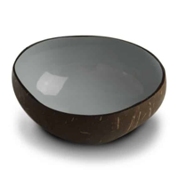 Schaaltje kokosnoot - schaaltje Blue Grey - schaaltje grijs blauw - thumbnail