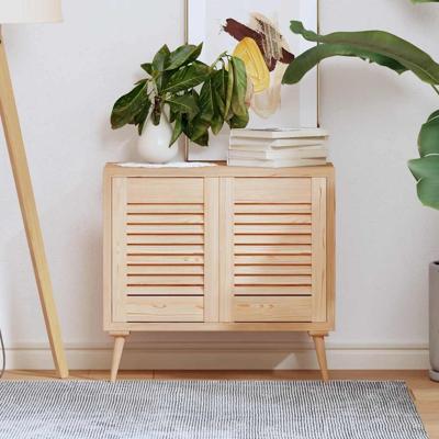 Kastdeuren met lamellen 2 st 39,5x29,5 cm massief grenenhout Kastdeuren met lamellen 2 st 39,5x29,5 cm massief grenenhout