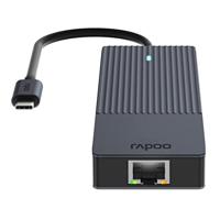 Rapoo USB-C Multiport Adapter, 6-in-1 - thumbnail