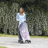 CHICCO universeel muskietennet voor kinderwagen wit - thumbnail