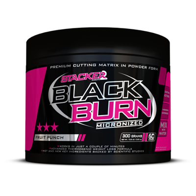 Stacker2 Black Burn Micronized Fruit Punch (300 g)