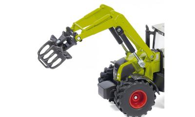 Siku 1946 Tractor met balen grijper en trailer voor ronde balen 1:50