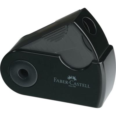 Faber Castell puntenslijper "Sleeve" Mini enkel zwart