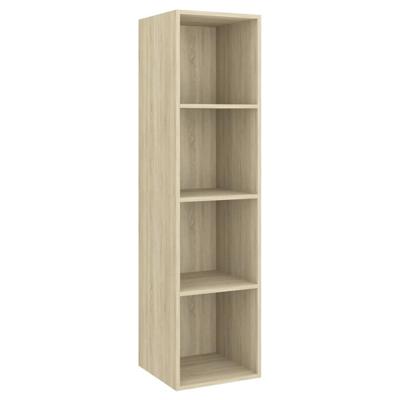 VidaXL Tv-wandmeubel 37x37x142,5 cm bewerkt hout sonoma eikenkleurig VidaXL Tv-wandmeubel 37x37x142,5 cm bewerkt hout sonoma eikenkleurig