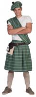 Schotse Highlander pak man groen - thumbnail