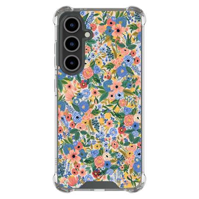 Samsung Galaxy S24 FE shockproof hoesje - Blue gardens Samsung Galaxy S24 FE shockproof hoesje - Blue gardens