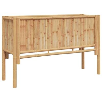 Verhoogde plantenbak Bruin 110 x 35 x 70 cm Bamboe