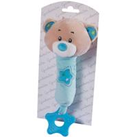 Gamberritos bijtring met rammelaar Beer 14 cm polyester - thumbnail