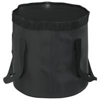 VidaXL Emmers 2 st inklapbaar 30 l pvc zwart - thumbnail