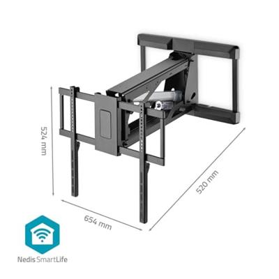 Nedis Gemotoriseerde TV-Muurbeugel | 37 - 75 " | Maximaal schermgewicht: 35 kg | Draaibaar | Minimale muurafstand: 153 mm | Maximale muurafstand: 485 Nedis Gemotoriseerde TV-Muurbeugel | 37 - 75 " | Maximaal schermgewicht: 35 kg | Draaibaar | Minimale muurafstand: 153 mm | Maximale muurafstand: 485