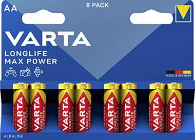 Varta Longlife Max Power AA 8-pack Batterijen