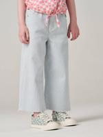 Meisjes van katoen blauw, gestreept - thumbnail