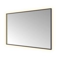 Hotbath &More Mirrors Square LED Badkamerspiegel - Rechthoek - 80 x 120 cm - Geborsteld Zwart Pvd - thumbnail
