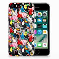 Apple iPhone SE | 5S | TPU Hoesje | Birds - thumbnail