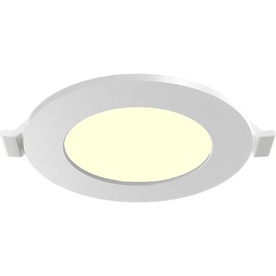 LED Downlight Inbouwspot - Brinton Thin - 3W 220lm 120° Bundelhoek - Warm Wit 3000K - IP40 - Rond - Wit - Ø85mm Buitenmaat - Ø70mm Zaagmaat