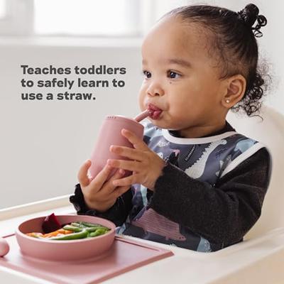 Oefenbeker met rietje EZPZ Mini Cup van siliconen rozen Oefenbeker met rietje EZPZ Mini Cup van siliconen rozen