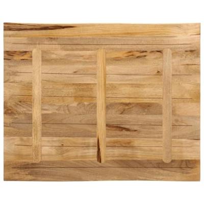 Tafelblad met natuurlijke rand 100x80x3,8 cm massief mangohout