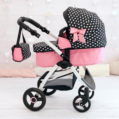 Bayer Design Poppenwagen City Max met tas (Zwart)