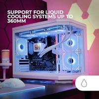 Mars Gaming MC-3TCOREM Mini Tower Wit - thumbnail
