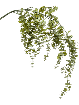 Eucalyptus hanging vine green 120 cm kunstbloem zijde nepbloem Emerald - Emerald
