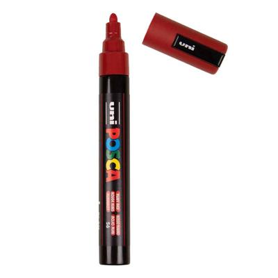 Uni POSCA paintmarker PC-5M, 1,8 - 2,5 mm, robijnrood Uni POSCA paintmarker PC-5M, 1,8 - 2,5 mm, robijnrood
