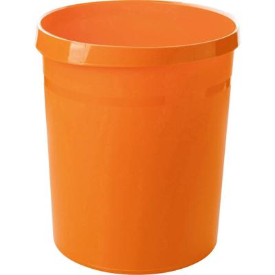 HAN GRIP 18190-51 Prullenbak 18 l (Ø x h) 31.2 cm x 35 cm Polypropyleen Oranje 1 stuk(s)