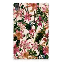 Lenovo Tab P11 | P11 Plus | Siliconen hoesje | Flowers - thumbnail