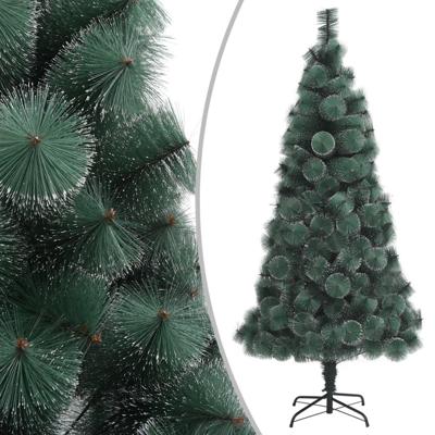 VidaXL Kunstkerstboom met standaard 120 cm pet groen