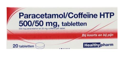 Paracetamol 500mg coffeine 20 Tabletten