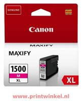 Canon inktcartridge PGI-1500XL, 780 pagina's, OEM 9194B001, magenta - thumbnail